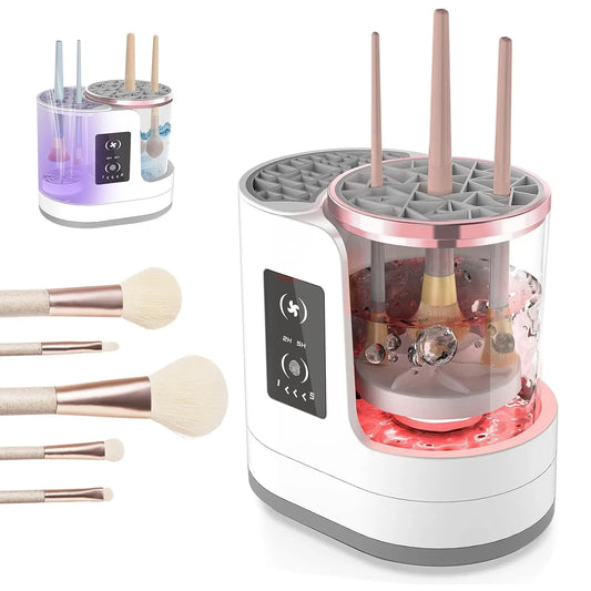 Electric Makeup Brush Cleaner & Dryer – Quick & Easy Cleaning for All Brush Types